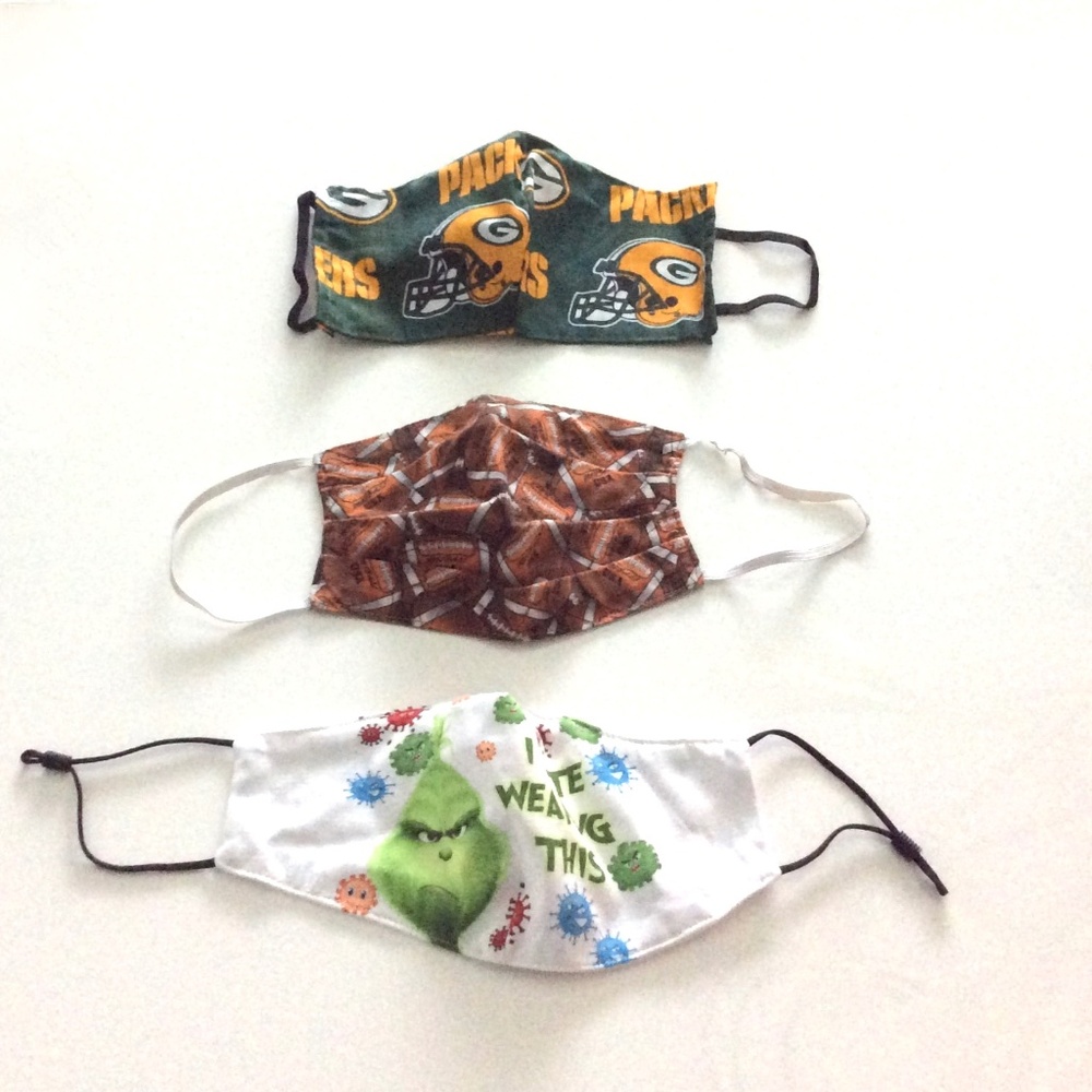Fabric Face Masks *LOT of 3*
